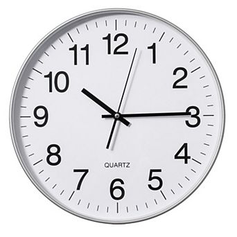 Clockswise Analog Clock Silent, Non-Ticking for Wall