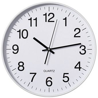 Clockswise Analog Clock Silent, Non-Ticking for Wall