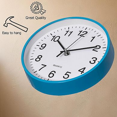 Clockswise Analog Clock Silent, Non-Ticking for Wall