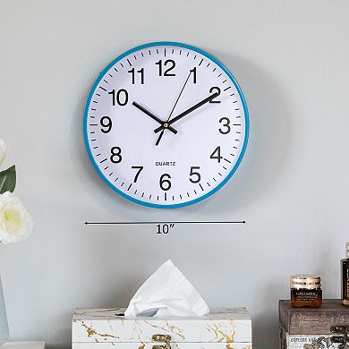 Clockswise Analog Clock Silent, Non-Ticking for Wall