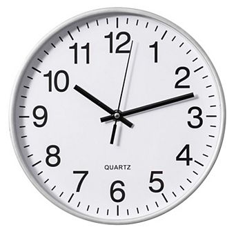 Clockswise Analog Clock Silent, Non-Ticking for Wall