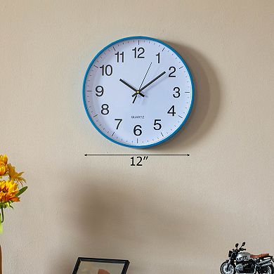 Clockswise Analog Clock Silent, Non-Ticking for Wall