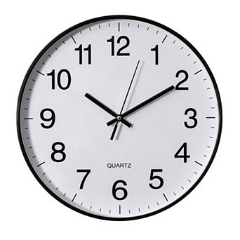Clockswise Analog Clock Silent, Non-Ticking for Wall