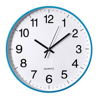 Clockswise Analog Clock Silent, Non-Ticking for Wall
