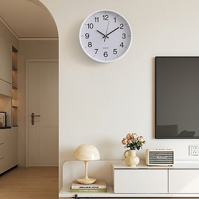 Clockswise Analog Clock Silent, Non-Ticking for Wall