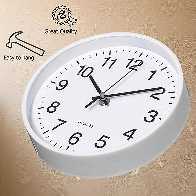 Clockswise Analog Clock Silent, Non-Ticking for Wall