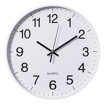 Clockswise Analog Clock Silent, Non-Ticking for Wall
