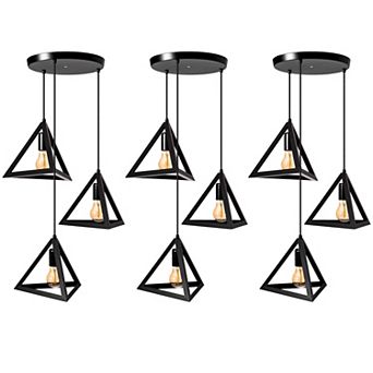 Set of 3 Triangle-Shaped Ceiling Light