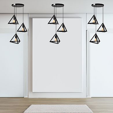 Set of 3 Triangle-Shaped Ceiling Light