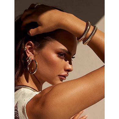 Chunky Bangle Bracelet Set