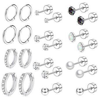 Cartilage Hoop Stud Set