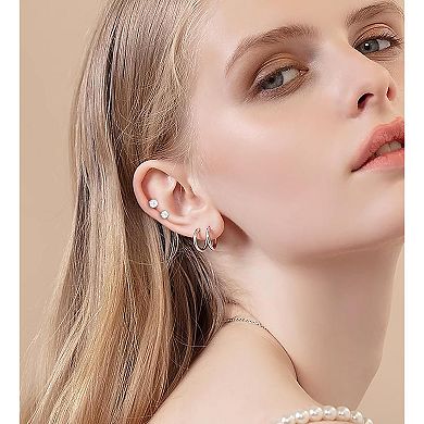 Cartilage Hoop Stud Set