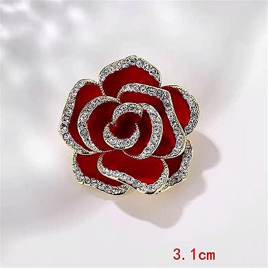 Camellia Flower Brooch