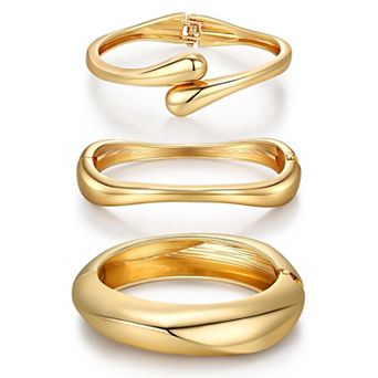 Chunky Bangle Bracelet Set