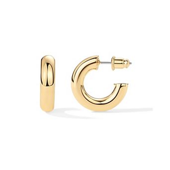 Chunky Open Hoop Earrings