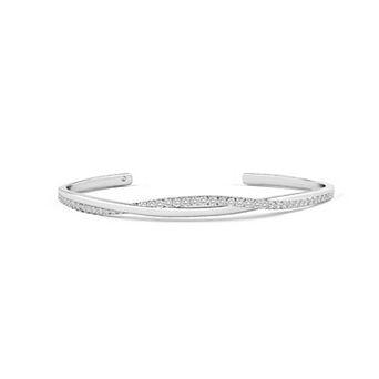 Cubic Zirconia Cuff Bracelet