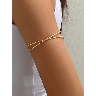Coil Arm Cuff Bracelet Set