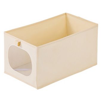 Storage Cube Fabric Storage Bin with Bottom for Shelves Closet 1 Pack Collapsible Storage Basket