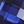 Silver Tone Blue