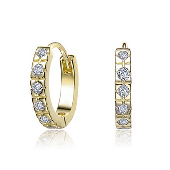 Elegant Cubic Zirconia Extra Mini Huggie Hoop Earrings
