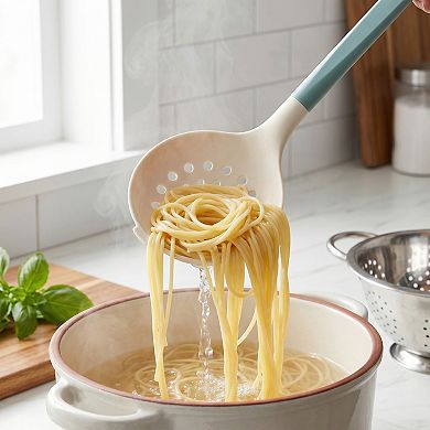 4 Pcs Cooking Utensil Set Silicone Kitchen Utensils Cooking Spoon Spatula Spoon Ladle