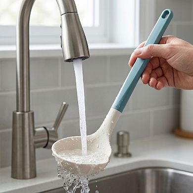 4 Pcs Cooking Utensil Set Silicone Kitchen Utensils Cooking Spoon Spatula Spoon Ladle