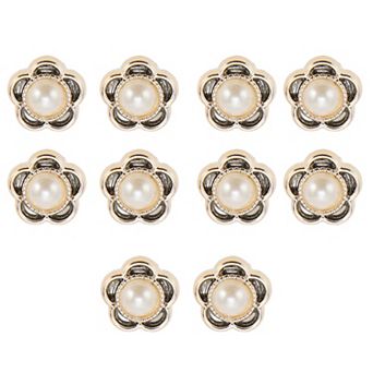 10 pc Brooch No Sewing Required Tack Pin for Various Outfits