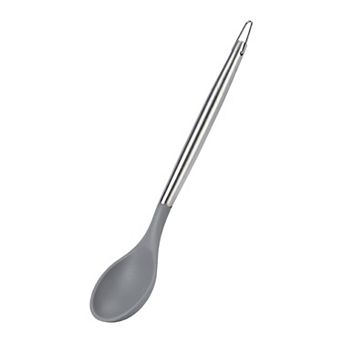 1 pc Cooking Spoon Silicone Spoon Safe for Non Stick Cookware Heat Resistant Kitchen Spoon