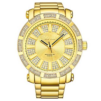 Madison 5563 50mm Crystal Watch with Stainless Steel Strap
