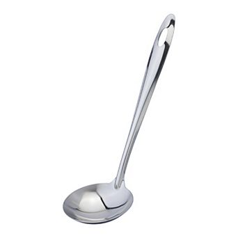 1 pc Cooking Spoon Stainless Steel Spoon Safe for Non Stick Cookware Heat Resistant Kitchen Spoon