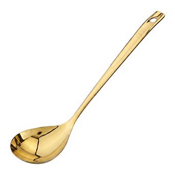 1 pc Stainless Steel Cooking Spoon Heat Resistant Safe for Non Stick Cookware Ideal for Cooking