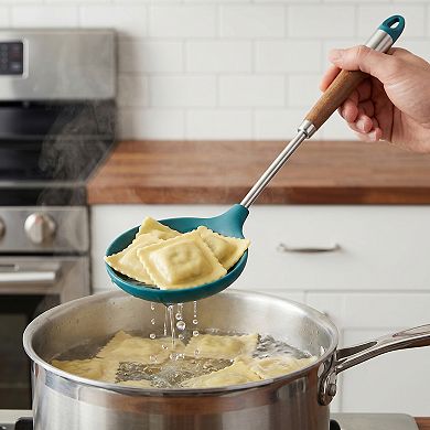 1 Pcs Cooking Spoon Silicone Spoon for Non Stick Cookware Heat Resistant Kitchen Spoon