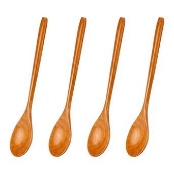 Cooking Utensil Set Wood Kitchen Utensils Cooking Spoons for Non Stick Cookware