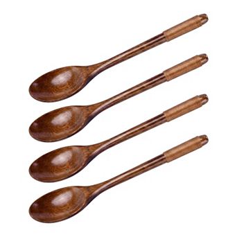 Cooking Utensil Set Wood Kitchen Utensils Cooking Spoons for Non Stick Cookware