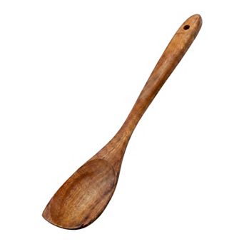 Wood Spoon Scratch Proof for Non Stick Pans Heat Resistant Everyday Kitchen Essential for Home