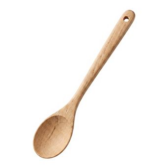 1 pc Wood Spoon Gentle on Non Stick Pans Heat Resistant Handle Perfect for Daily Home Cooking