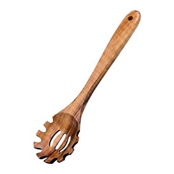 1 pc Wood Cooking Spoon Non Stick Safe Heat Resistant Ergonomic Kitchen Utensil for Home Cooking