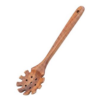 1 pc Wood Cooking Spoon Non Stick Safe Heat Resistant Ergonomic Kitchen Utensil for Home Cooking