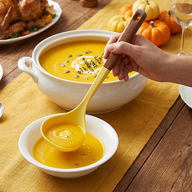 1 Pc Silicone Spoon Non Stick Safe & Heat Resistant Essential Kitchen Tool for Home Cooks