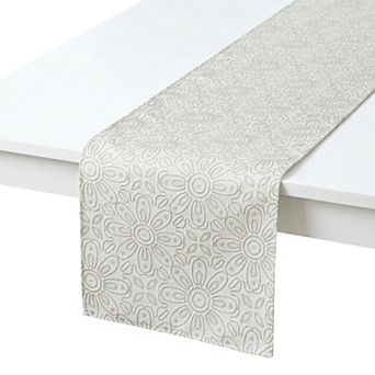 Table Runner for Kitchen Decor Birthday Decoration Floral Elegant Polyester Kitchen Runner for Decor
