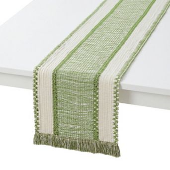 Table Runner for Kitchen Decor Birthday Decorations Long Kitchen Runner with Tassel for Table Decor