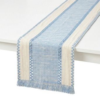 Table Runner for Kitchen Decor Birthday Decorations Long Kitchen Runner with Tassel for Table Decor