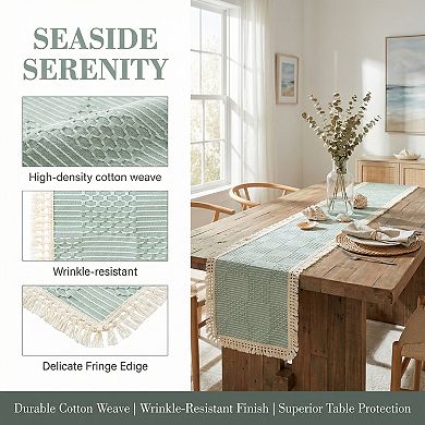 Table Runner for Kitchen Decor Birthday Decorations Tassel Kitchen Table Runner for Table Decoration