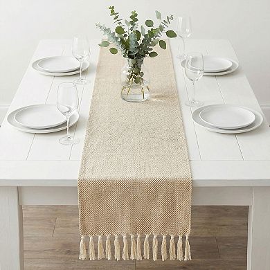 Table Runner for Kitchen Decor Birthday Decorations Long Washable Tassels Kitchen Runner for Kitchen