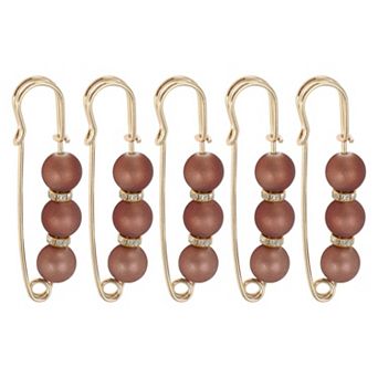 5 pc Pearl Pins for Various Fabrics 2.56"