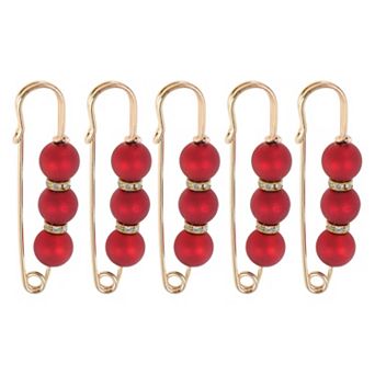 5 pc Pearl Pins for Various Fabrics 2.56"