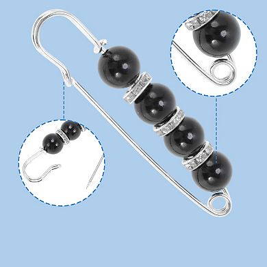 5Pcs Pearl Pins for Various Fabrics 2.95"