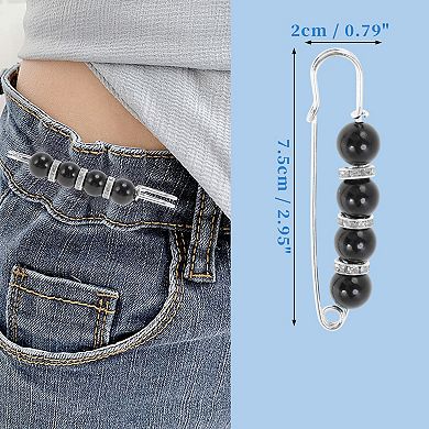 5Pcs Pearl Pins for Various Fabrics 2.95"