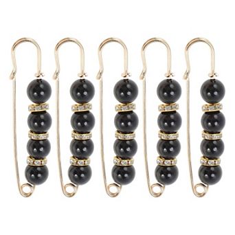 5 pc Pearl Pins for Various Fabrics 2.95"
