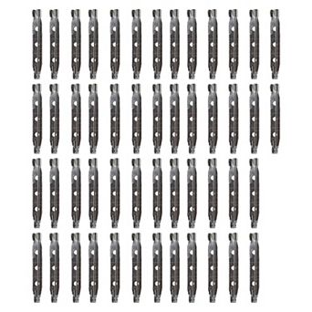 50 pc Iron Safety Pin with Hole 1.57"